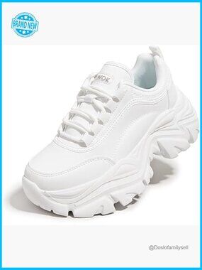Chunky Platform Fashion Sneakers Casual Dad Shoes Comfortable Walking Sport